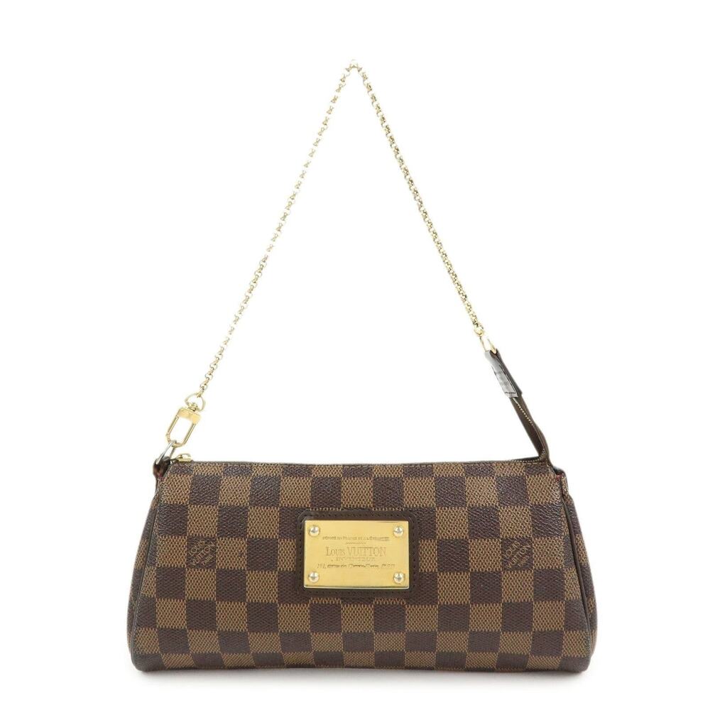 Louis Vuitton Damier Ebene Eva Pochette Brown